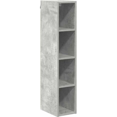 Maison Exclusive - Armadio pensile Grigio cemento 20 x 29,5 x 100 cm