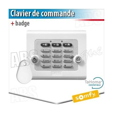 Kit allarme SMART tastierino di comando + badge SOMFY clavier de commande + badge 2401241B
