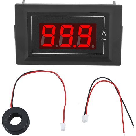Ampèremètre monophasé à 2 fils, testeur de courant, moniteur, 220 V CA, 0-100 A-AquaForge (1/5)