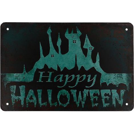 1 tableau en fer forgé d'Halloween, cadeau idéal pour Halloween (1/3)