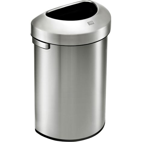 EKO Poubelle Urban mi-ronde capacité 80 l l x h x p 540 x