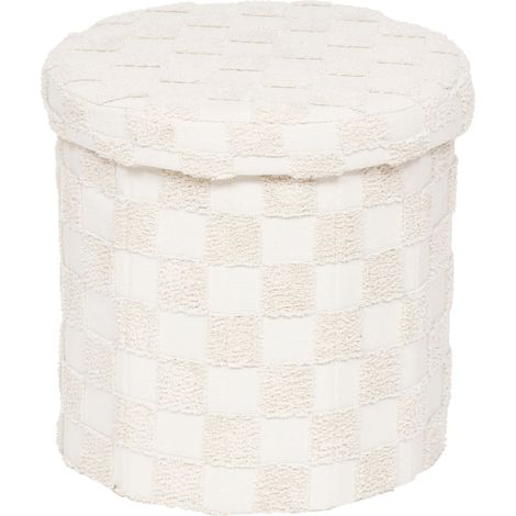Klapphocker Pasti weiß D38x38cm - Atmosphera créateur d'intérieur (1/5)