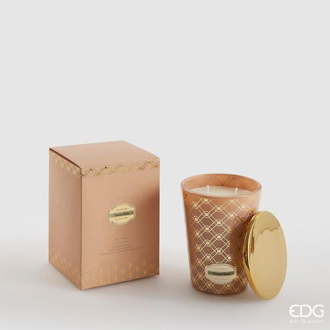 EDG Enzo De Gasperi Candela Enigma con Profumo H 12 Cm 360 Gr Tonka Clove Scatola Regalo
