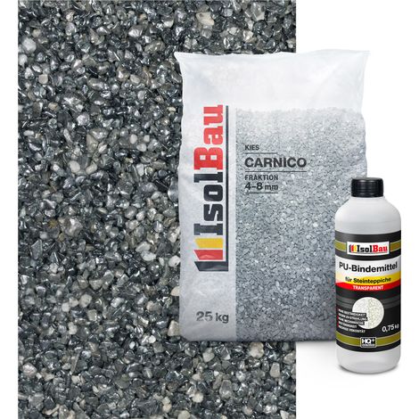 Juego de alfombras IsolBau Stone, Steinteppich Carnico 4/8 mm, 25 kg (1/5)