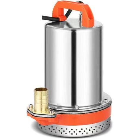 Electromobile Submersible Pump High Lift Rust Proof DC Irrigation Pump for Home Farm 24V 380W Cable Length 7m/23ft