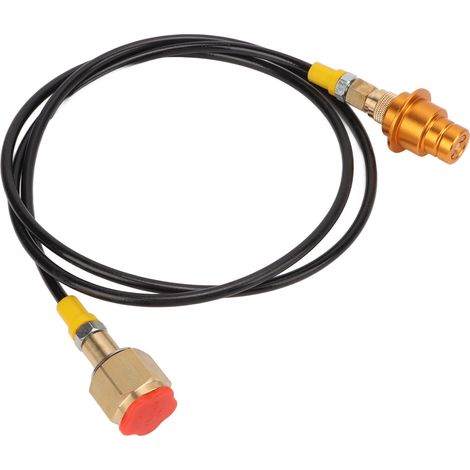 Tuyau adaptateur pour bouteille de CO2 de 60 pouces en laiton ABS pour machine à soda, raccord rapide avec déconnexion rapide