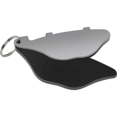 Espaciador de freno de disco, herramienta de alineación de pinza de freno de acero inoxidable de precisión para todas las pinzas hidráulicas para ATV (negro, talla única) (1/4)