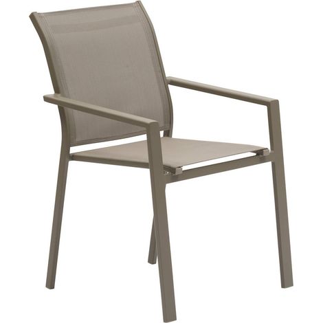 Garten-Stapelsessel Essentia Haselnuss Kaffee - Hespéride