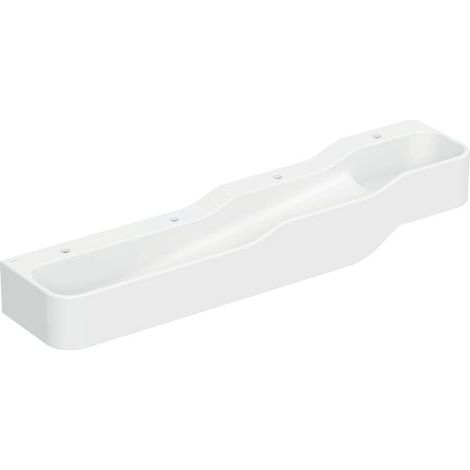 GE Bambini Jeu/Station de lavage B : 180 cm 4 stations de lavage, largeur inférieure à gauche, 4 robinets, blanc