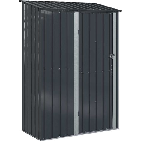 Gartenhütten Anthrazit 140,5 x 74 x 200 cm Metall vidaXL