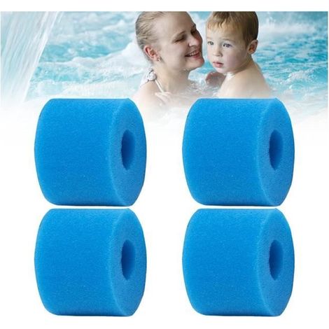 Cartouches de Filtre Type S1 pour Jacuzzi Intex 29001 E Pure Spa, Éponge Filtrante Type S1,éponge Lavable pour piscines (1/4)