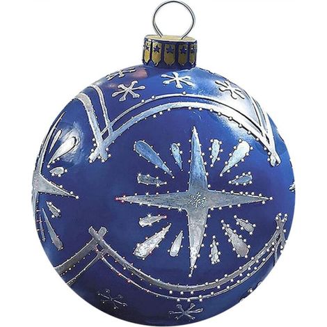 Boule de Noël gonflable en PVC – Décoration de Noël gonflable pour l'extérieur (11) (1/3)