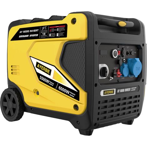 Groupe électrogène 6000W – 5430425 – Démarrage électrique – Moteur KIOTSU 14 CV – Réservoir 13,5L – Niveau sonore 64dB – Autonomie 7h – Ayerbe