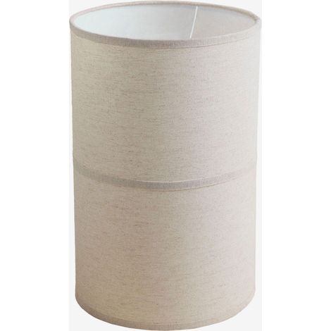 SKLUM Olinda Lampenschirm aus recycelter Baumwolle Gardenia Weiß Ø25 cm