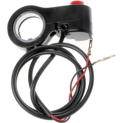 Interrupteur de klaxon de guidon de moto 22 mm 7/8" avec bouton de connexion pour haut-parleur de démarrage (1/5)