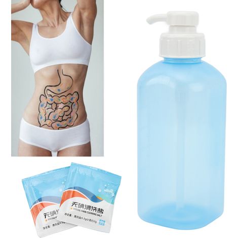 Irrigateur intestinal à pression pour usage domestique - un appareil de santé et de bien-être pour nettoyer, laver et rincer les intestins, y compris par lavement. (1/5)