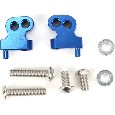 Amortisseur avant réglable en alliage d'aluminium pour montage de choc RC 1/10 Tamiya CC01, bleu (1/5)