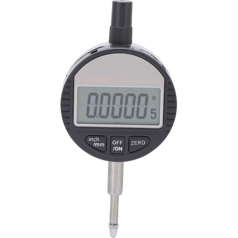 Comparateur numérique 0.001mm 0-12.7mm, indicateur à cadran digital avec conversion pouce/métrique, outils de mesure industriels (1/5)
