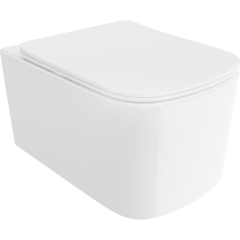 Mexen Vivo cuvette WC Rimless Tornado avec abattant à descente lente slim, duroplast, blanc brillant - 30610200T (1/5)