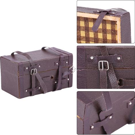 Boîte de rangement en bois pour pièces RC avec couvercle en tissu (1/5)