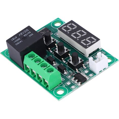 2 Stück W1209 DC 12V Digitalthermostat Wasserdichter Sensor Temperaturregler -50110°C (1/5)