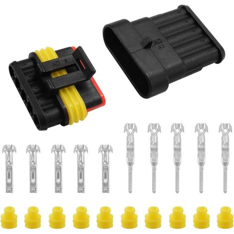 Connettore ermetico supersigillato a 5 pin