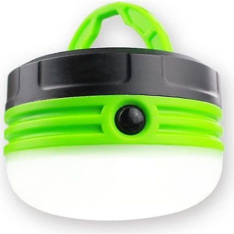 Lanterne de camping portable à LED, alimentée par piles, 5 LED, 3 modes, avec crochet et aimant pour la suspendre, idéale pour le camping, tril-AquaForge (1/5)