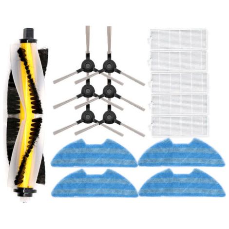Nazalus-Vente chaude-Proscenic Sweeper Accessories, Side Brush 811GB 911S Main Brush Filter Rag Kit (1/4)