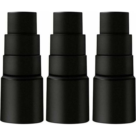 Lot de 3 Adaptateurs Tuyau Aspirateur Universels Compatibles Kärcher Bosch Parkside Makita Metabo Black Decker