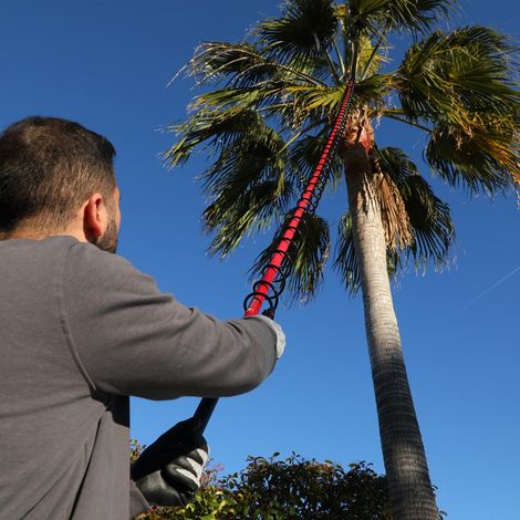 PULMIC Lanza Telescópica Pulverizador 5 Metros. Ergonómica. Extensible. Profesional. Ajustable hasta 5m. Aplicaciones en Altura. Ultra Ligera. Compatible con cualquier sulfatadora para fumigar. (1/5)