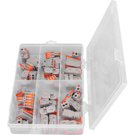 40-teiliger elektrischer Kabelverbinder, Schnellspannklemmenblock für Fahrzeug und Steckdose, Anschlussset (1/5)