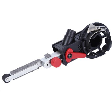 Accessoires pour ponceuse à bande et meuleuse d'angle : bras de travail en alliage d'aluminium noir à 3 bras pour broche de 10 mm (1/5)