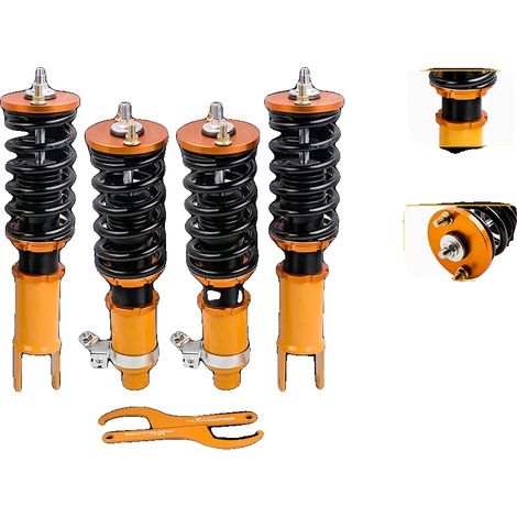 Gewindefahrwerk Tieferlegungs-Kit, Stahl, Artikel Länge 62 cm, Artikel Breite 50 cm, Vorderer Federungswert 8 kg/mm, Höhenverstellbar Ja (1/5)