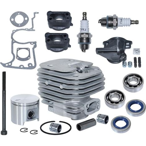 Kit piston cylindre 48mm pour Husqvarna 61 268 272 pour pièces de tronçonneuse Jonsered 625 630 503 53 20 71 (1/5)