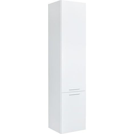 colonne serie MBK, 2 portes blanc mat, butée a gauche 350x1625x370mm