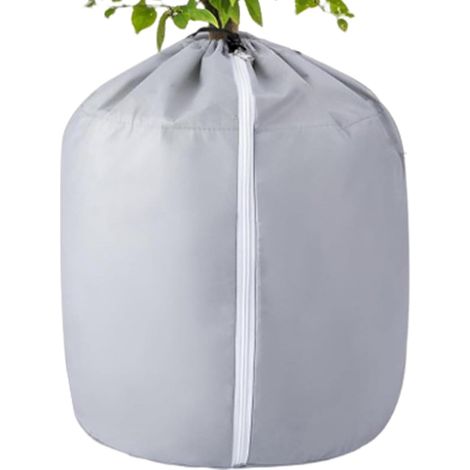 CCYKXA Planter wrap, Frost Protection Barrel Bags, Root Zone Thermal Covers, Woven Fabric Composition, Winter Maintenance Barrier, Outdoor Garden Accessories (1/5)