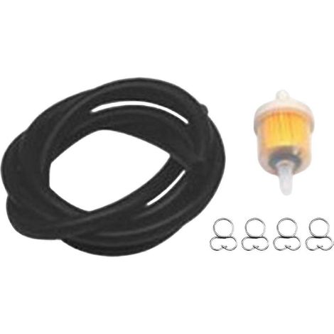 6x Tuyau de vanne de changement de carburant Accessoires d'installation facile pour karts à pédales Noir (1/4)