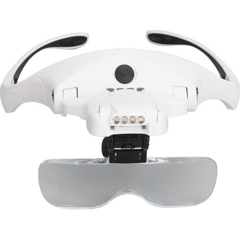 Loupe frontale haute définition 5H, rechargeable, mains libres, avec 4 LED lumineuses (1/5)