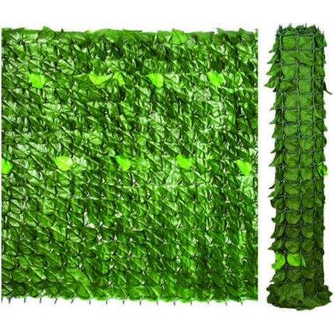 SIEPE ORNAMENTALE ARTIFICIALE CON FOGLIE LAURO mt.3x1h FER 156929 (1/3)