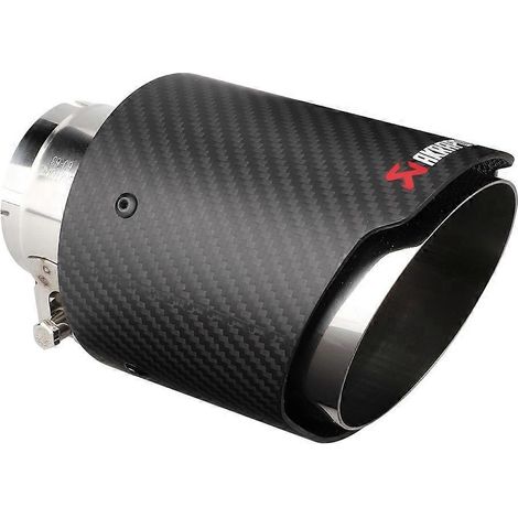 Universeller Einlass 63 mm, Auslass 101 mm, Einzelausgang, Auspuffrohr für Pkw, Endrohr