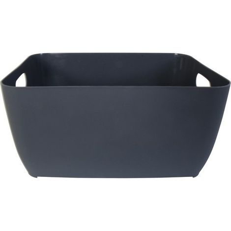 Panier de rangement multi fonction PP STORE M Gris Spirella