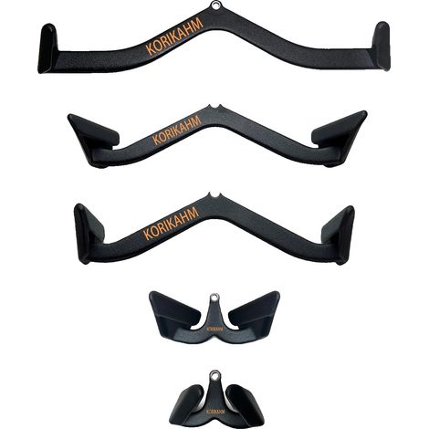 Barre de traction, design multi-prises, construction durable, NOIR-5PCS (1/2)
