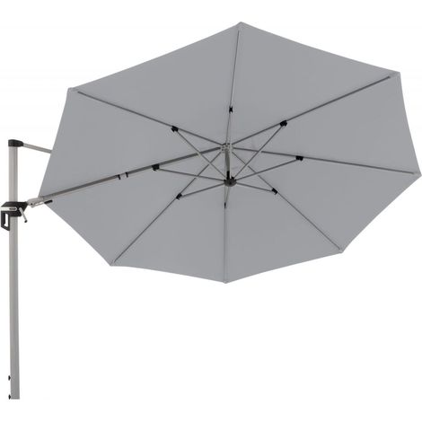 Doppler ACTIVE Pendelschirm ø 370 rund Sonnenschirm Ampelschirm 5 Farben 446251 827 Hellgrau (1/5)