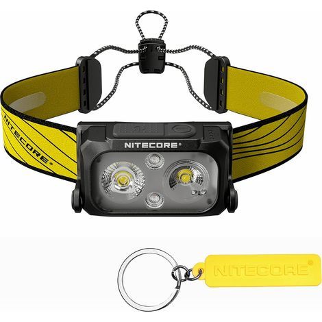 NU25 (400L) 400 Lumens Headlamp Dual Beam USB-C Rechargeable Headlight with Tag (1/5)