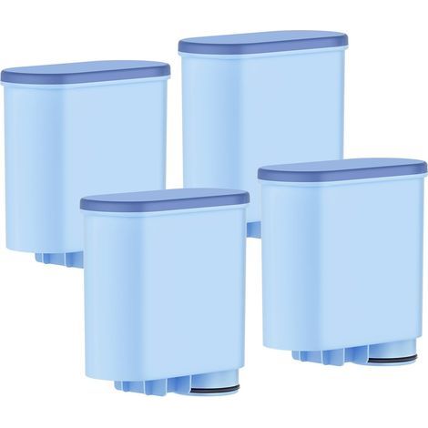 Lot de 4 filtres à eau compatibles Philips AquaClean CA6903/10, CA6903/22. Compatible avec Saeco Philips LatteGo. Sans BPA, anti-calcaire, améliore le goût (1/5)