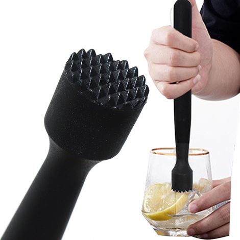 Pestello per ghiaccio, pestello per cocktail, pestello per cocktail in plastica, cocktail, pestello per cocktail da bar, per tritare cubetti di ghiaccio Mojito Cucina Bar Ristorante (1/5)