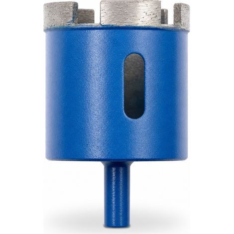 Scie Cloche Diamantée pour Carrelage M10 55 mm Bleue (1/5)