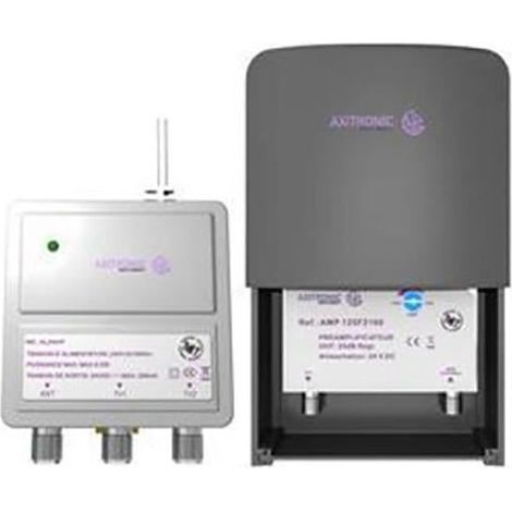 Amplificateur antenne 25dB 1 entrée 2 sorties 21/60 LTE
