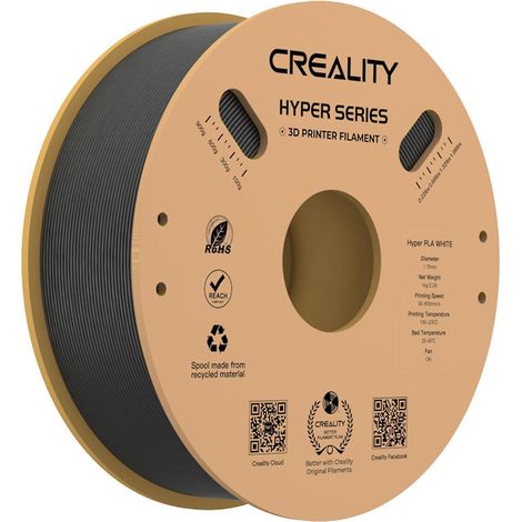 Creality Hyper PLA Filament 1.75mm High Fluidity High Speed 3D Printing Material Stable Extrusion S
