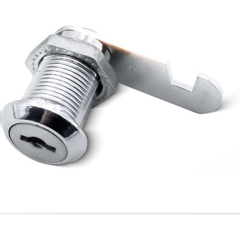 OMABETA serrure à cylindre Serrure à came en alliage de Zinc pour boîte aux lettres, boîte à bricolage verrous 30mm / 1,18 pouces (1/4)